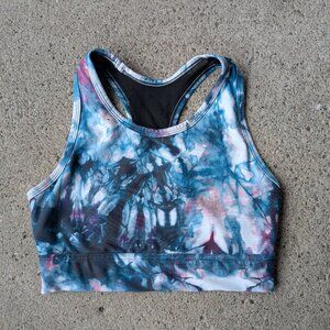 Tie dye sports bra